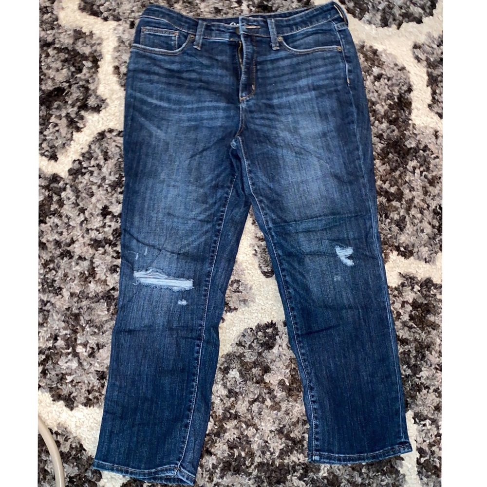 Distressed jeans universal threads